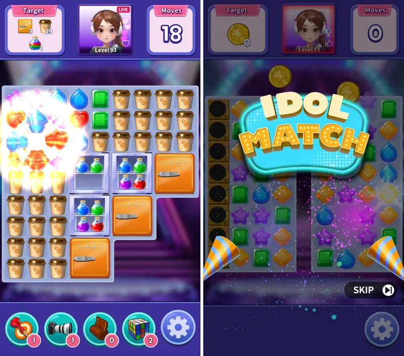 K-pop Idol Match gameplay